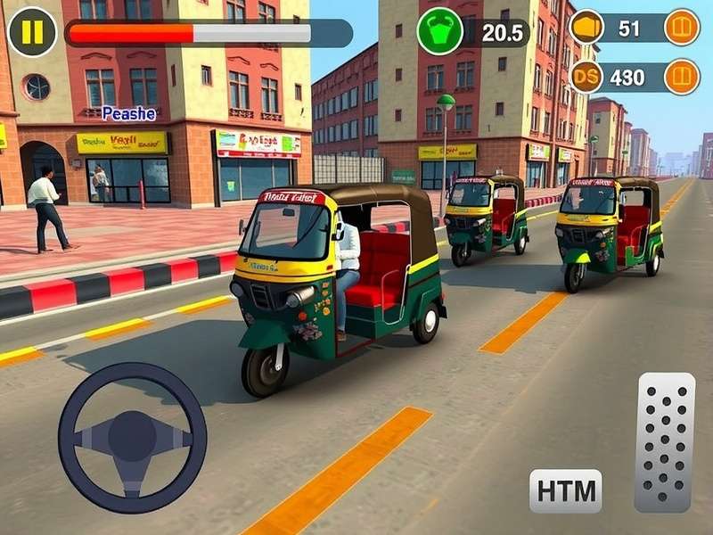 Incredible Rickshaw customization options showing different rickshaw designs