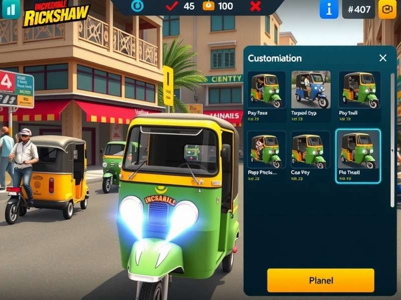 Incredible Rickshaw community event showing players competing